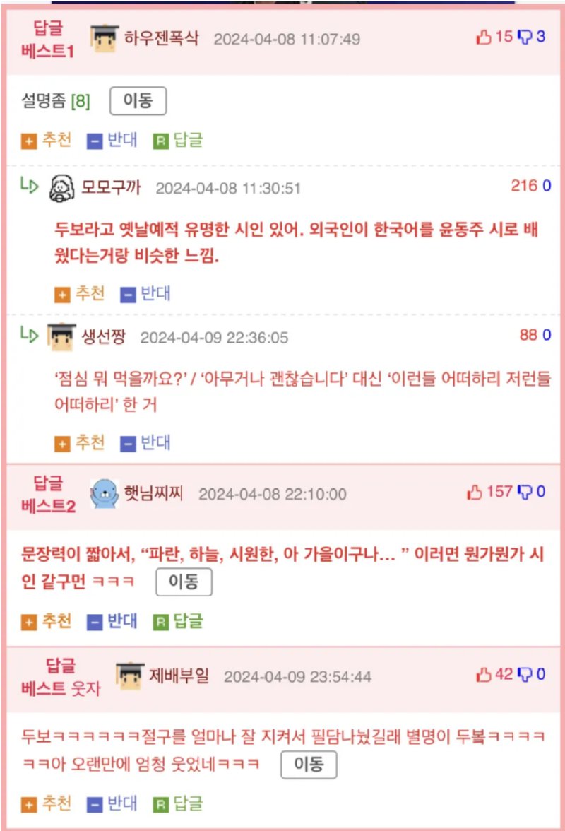 중국인과 한자로 필담을 나누던 사람의 별명