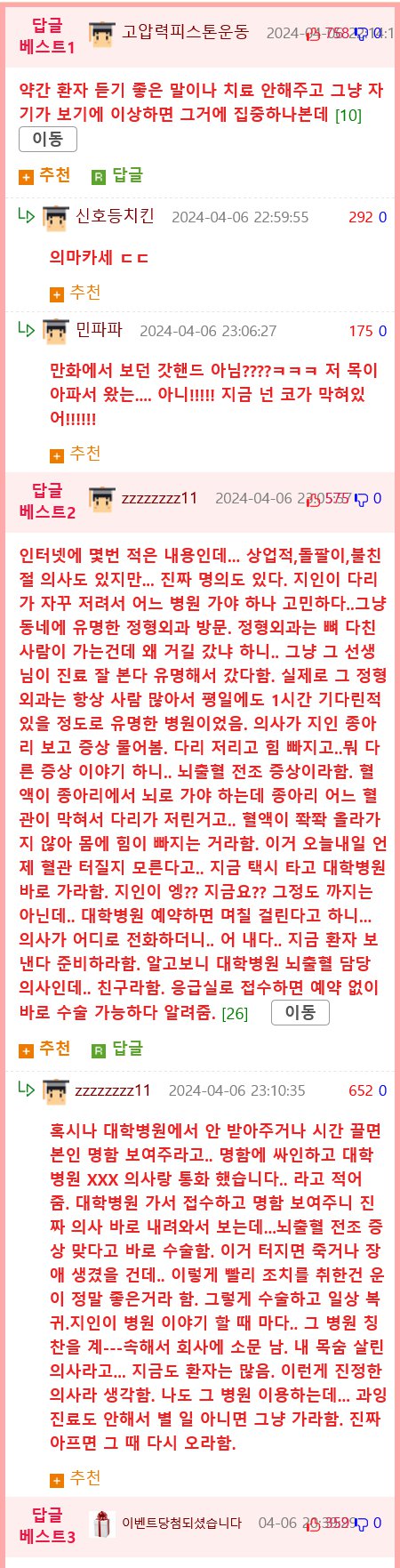 평점이 1점 아니면 5점이라는 압구정 이비인후과