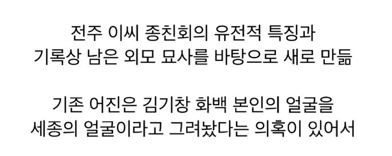 세종대왕 새로운 초상화 공개