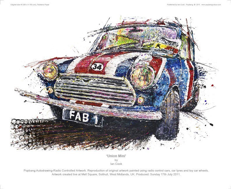 미니카로 그린 놀라운 작품