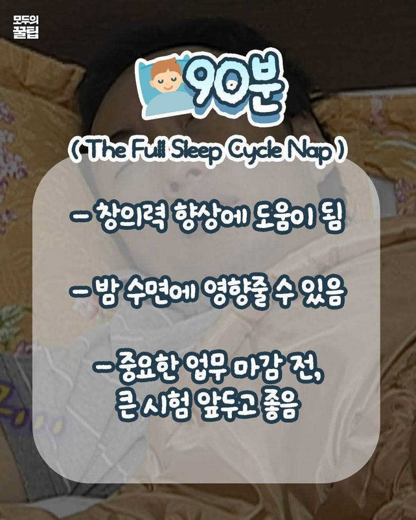 낮잠은 30분을 자면 안되는 이유