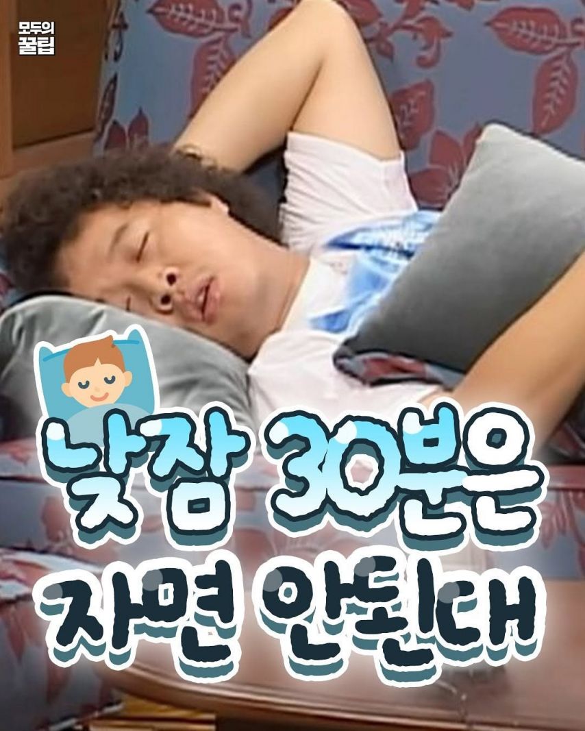 낮잠은 30분을 자면 안되는 이유