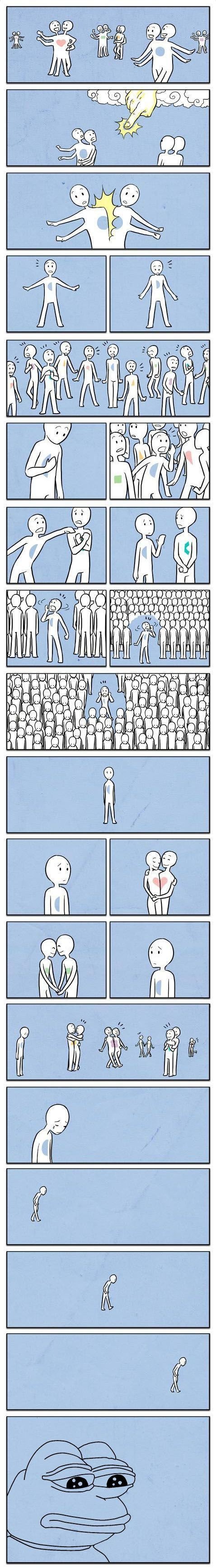 짝을 만나지 못했다고 해서 우울해하지 말아요