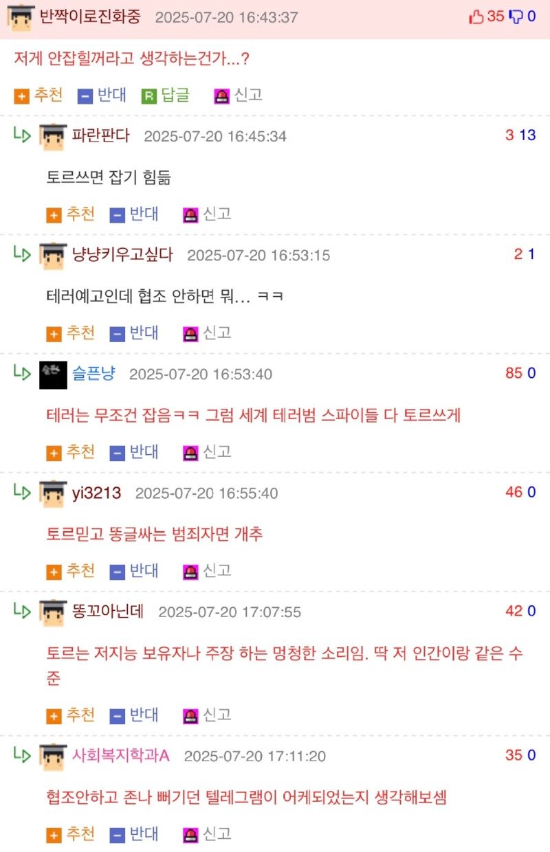 토르 브라우저 모르는 사람들이 많네