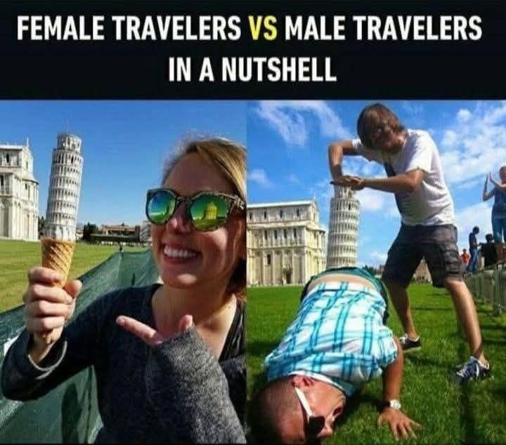 남자/여자 사진찍기 차이