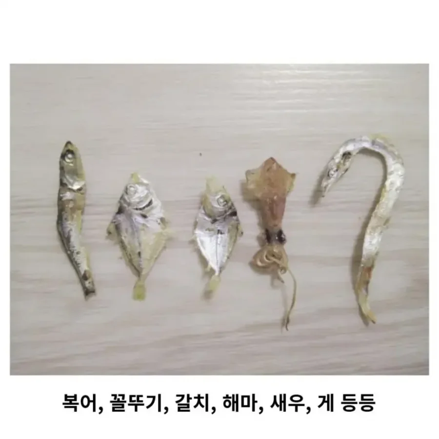멸치박스 사면 나오는 것들
