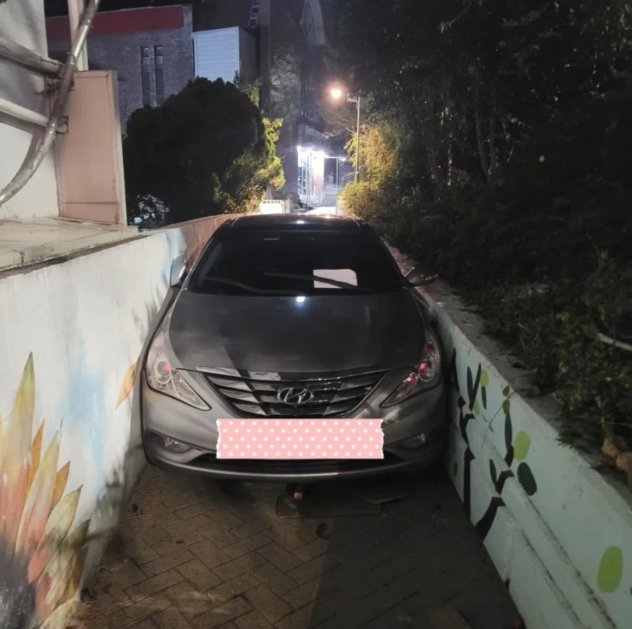 운전자는 어떻게 어디로  도망갔을까요?