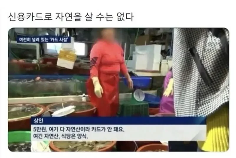 의외로 신용카드로는 살 수 없는 것