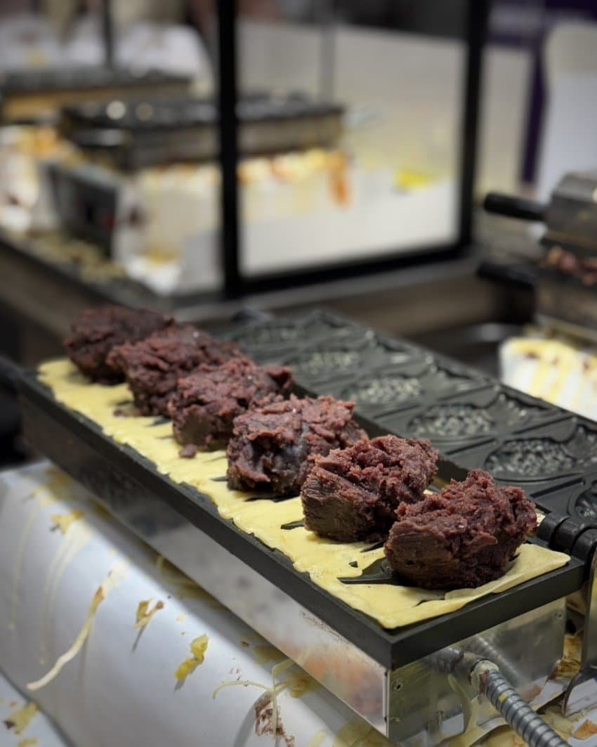 부산 백화점 팝업스토어에서 판매하는 붕어빵