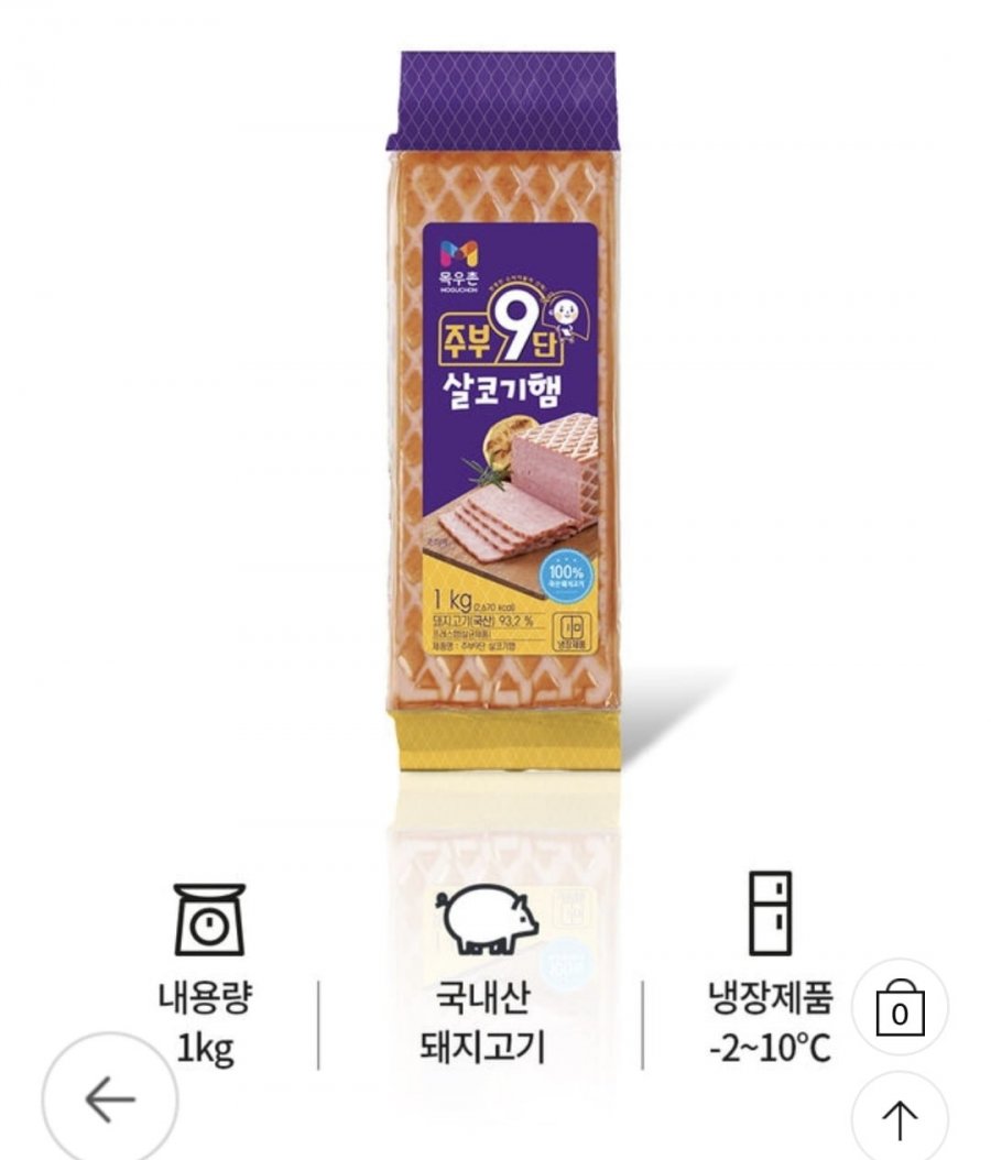 마트에서 제일 비싼 네모난 햄