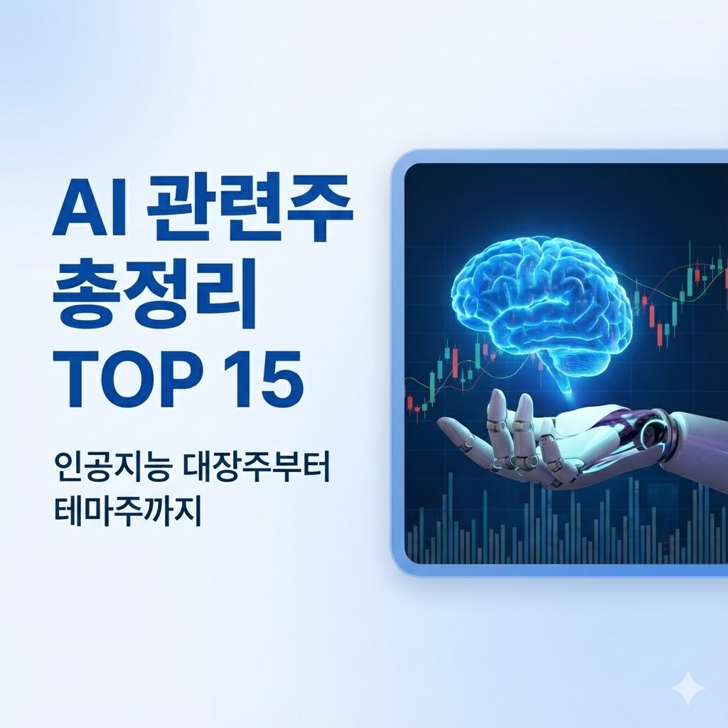 🤖 AI 관련주 총정리 TOP 15 | 인공지능 대장주부터 테마주까지