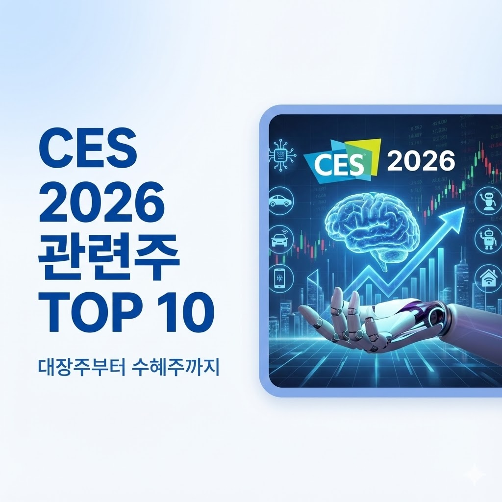 🚀 CES 2026 관련주 TOP 10 완벽 정리 | 대장주부터 수혜주까지