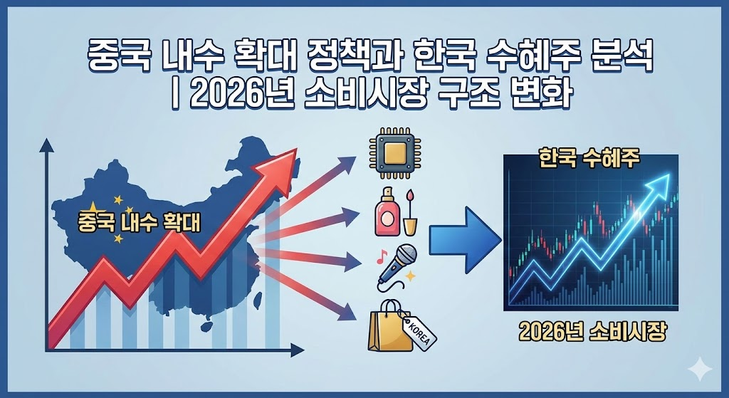 중국 내수 확대 정책과 한국 수혜주 분석 | 2026년 소비시장 구조 변화(#4)