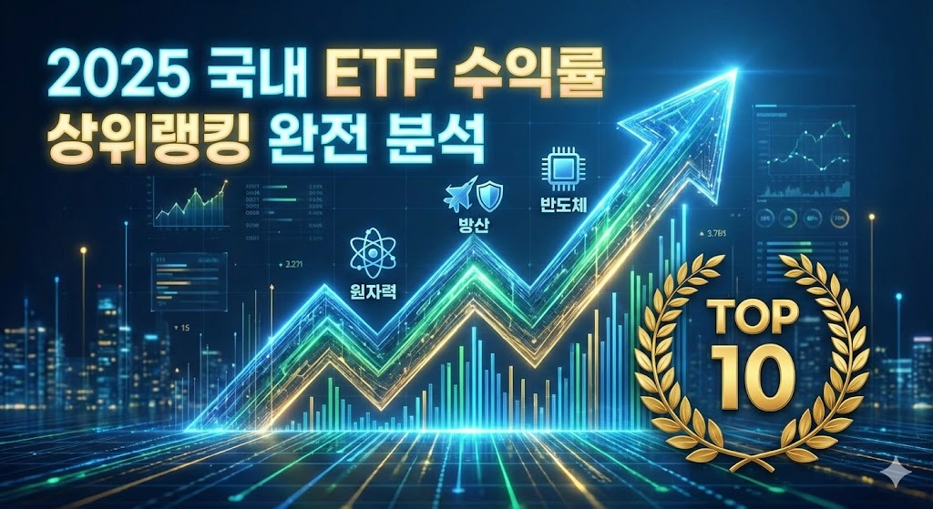 📈 수익률로 줄 세웠다! 2025 국내 ETF 상위 랭킹 완전 분석