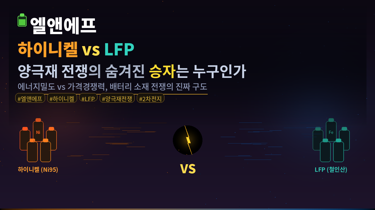 🔋 엘앤에프, 하이니켈 vs LFP 양극재 전쟁의 숨겨진 승자는 누구인가