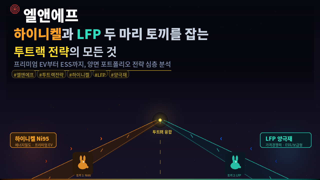 🎯 엘앤에프, 하이니켈과 LFP 두 마리 토끼를 잡는 투트랙 전략의 모든 것